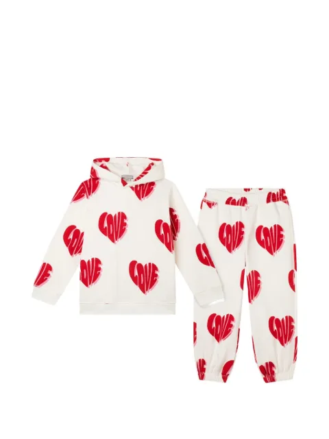Stella McCartney Kids heart-print tracksuit