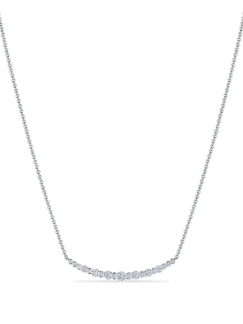 KWIAT collar Lyric con barra curva y diamantes