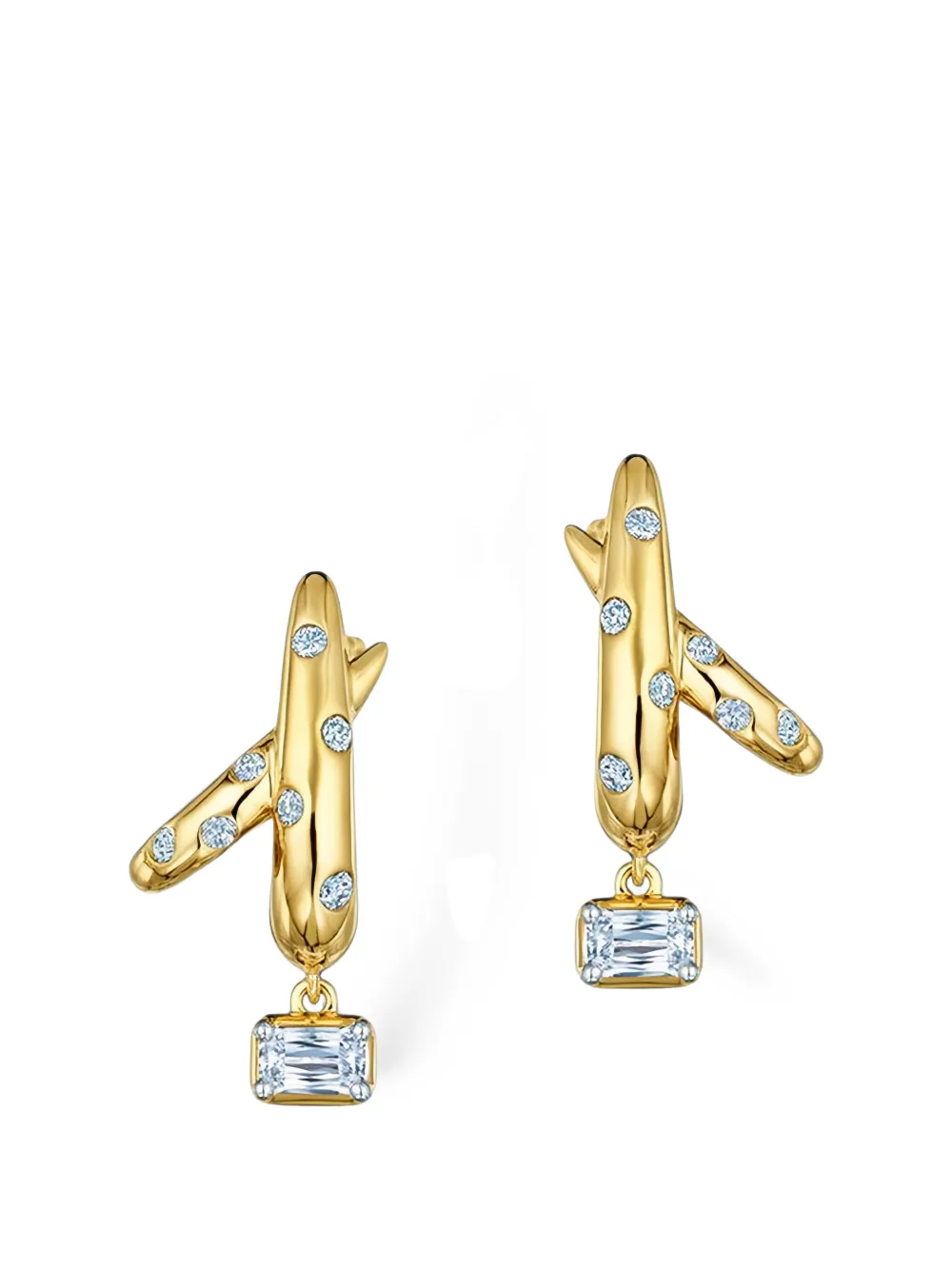 KWIAT Cobblestone Ashoka® Ohrringe mit Diamanten - Gold