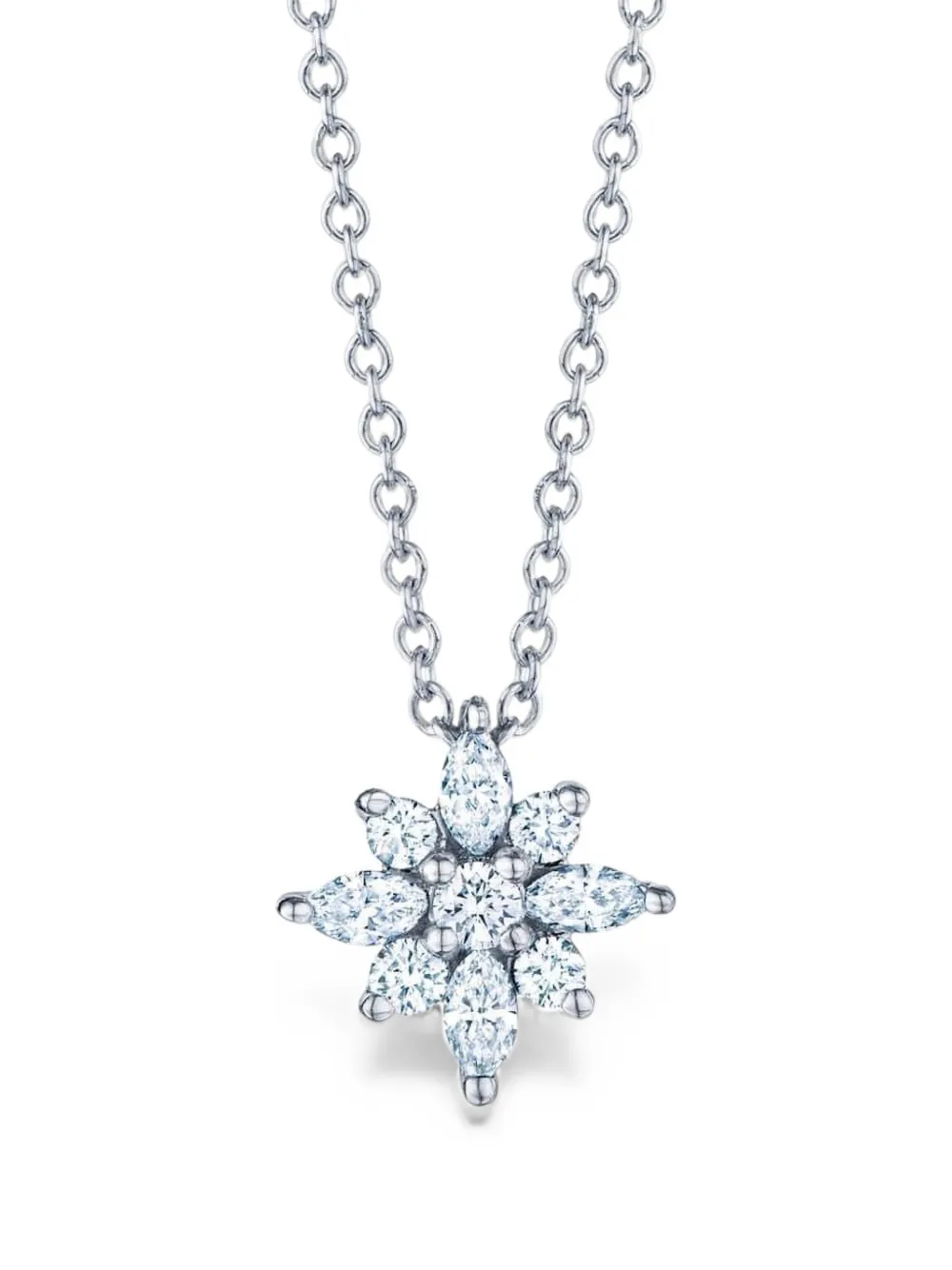 KWIAT Halskette mit Diamant und Sternmotiv - Silber