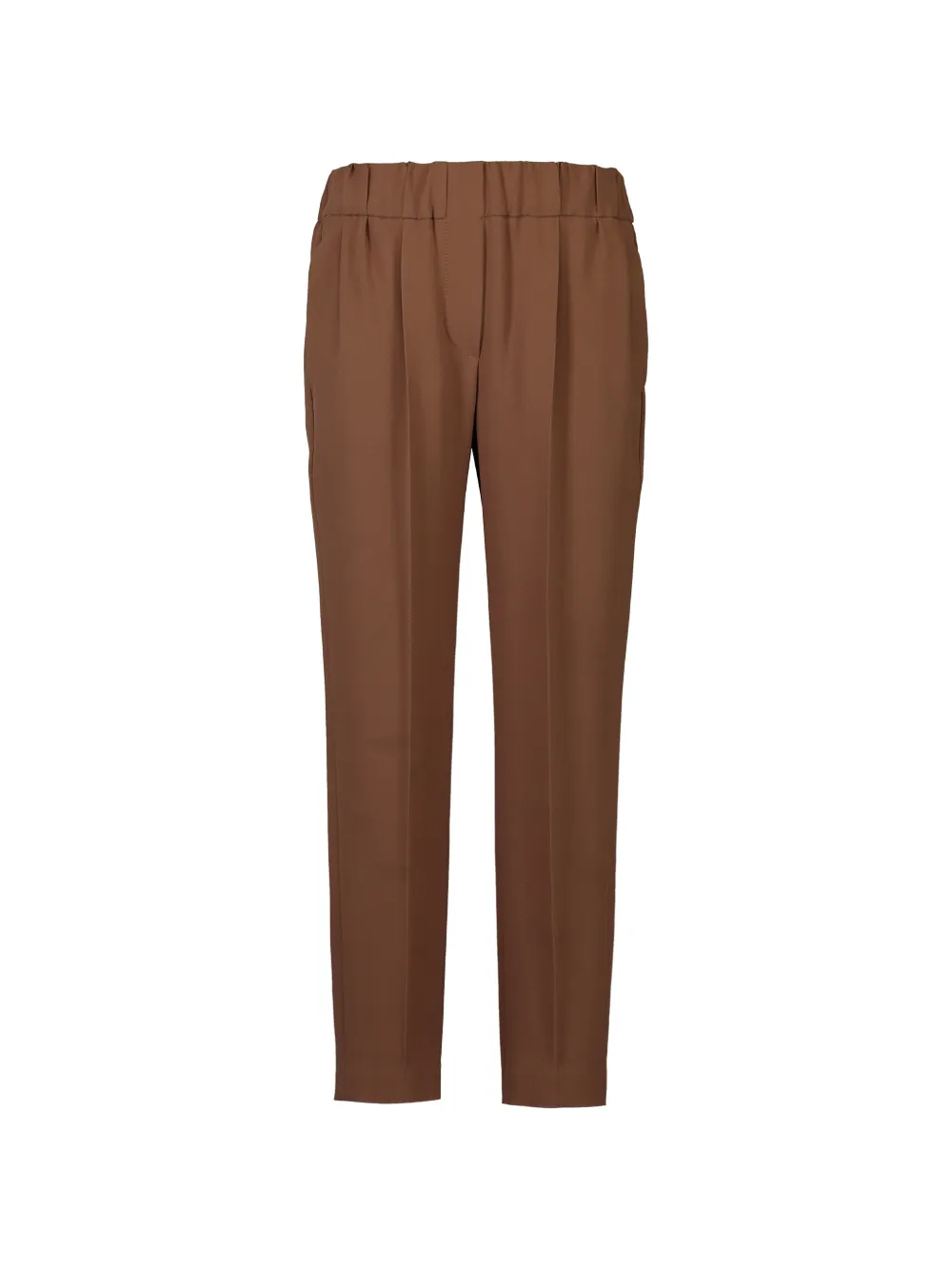 Brunello Cucinelli pull-on tailored trousers - Brown