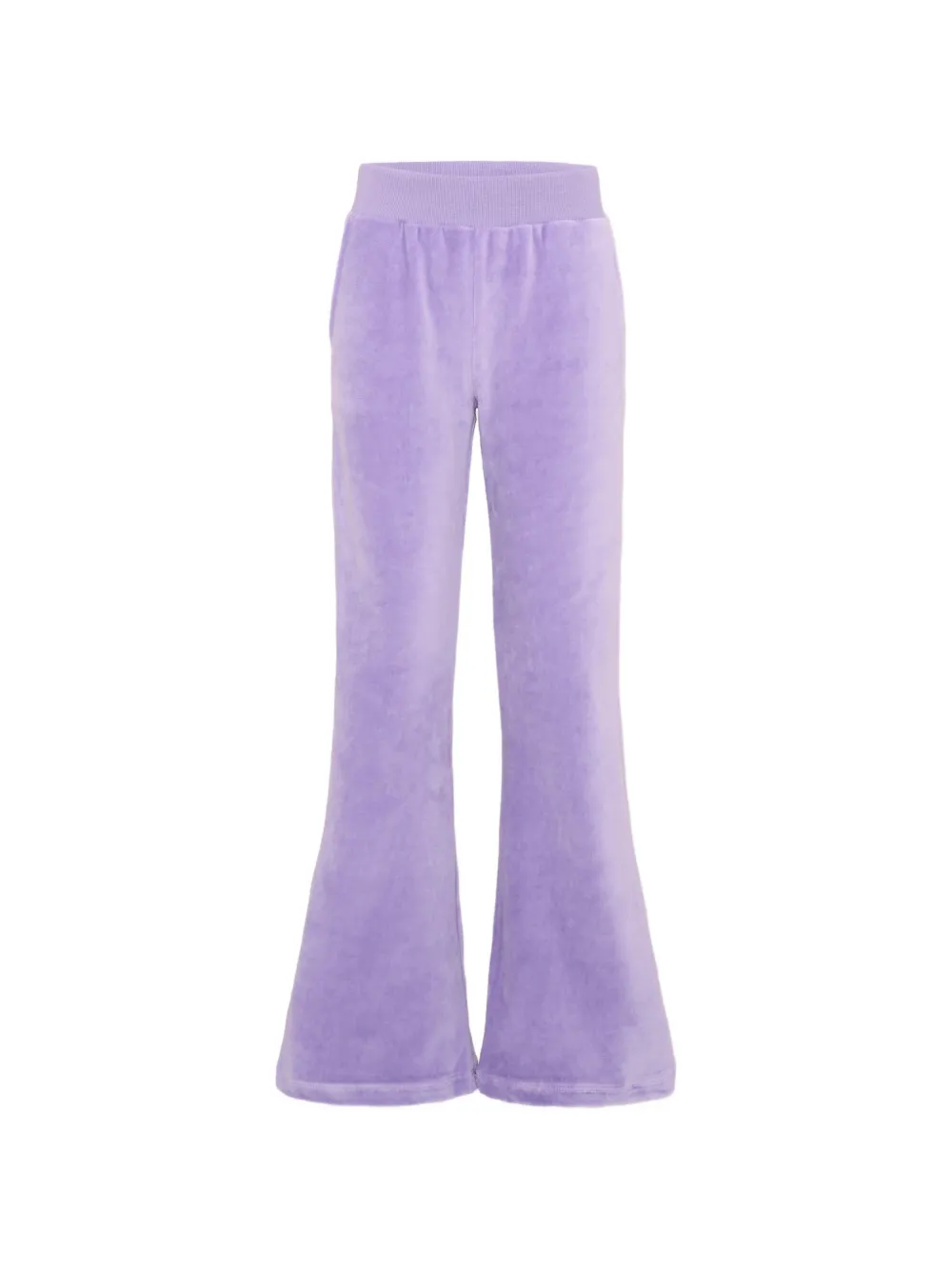 Molo Adoria velvet flared track pants - Viola