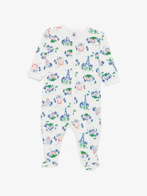 Petit Bateau graphic-print long-sleeve pajamas 