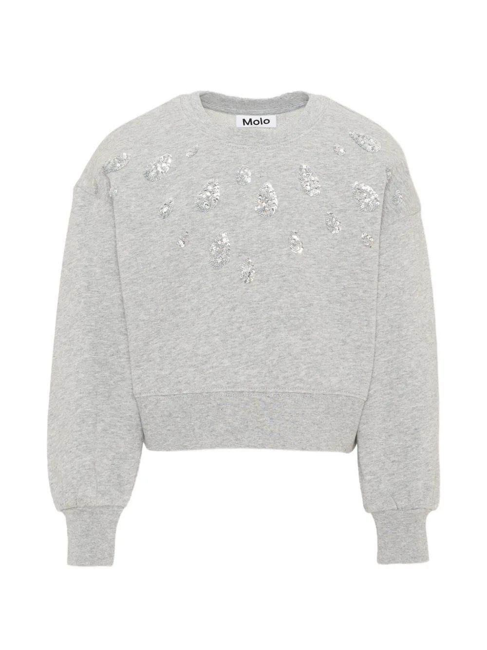 Molo Miki sequin-embellished sweatshirt - Grey