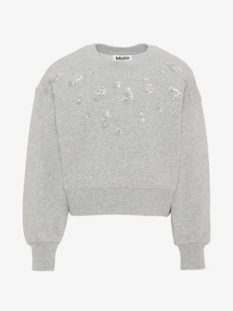 Molo sudadera Miki con apliques de lentejuelas