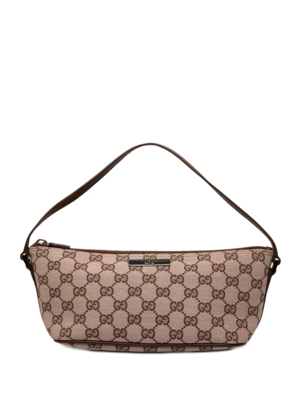 Gucci Pre-Owned 2000-2015 GG Canvas Boat shoulder bag - Nude