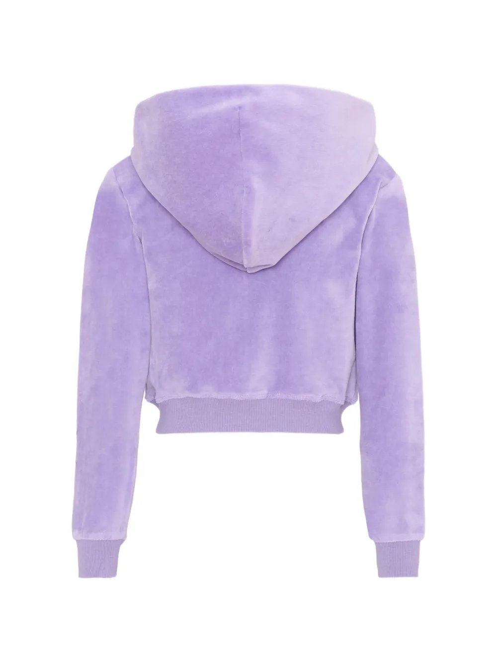 Molo Milla fluwelen hoodie met rits Paars