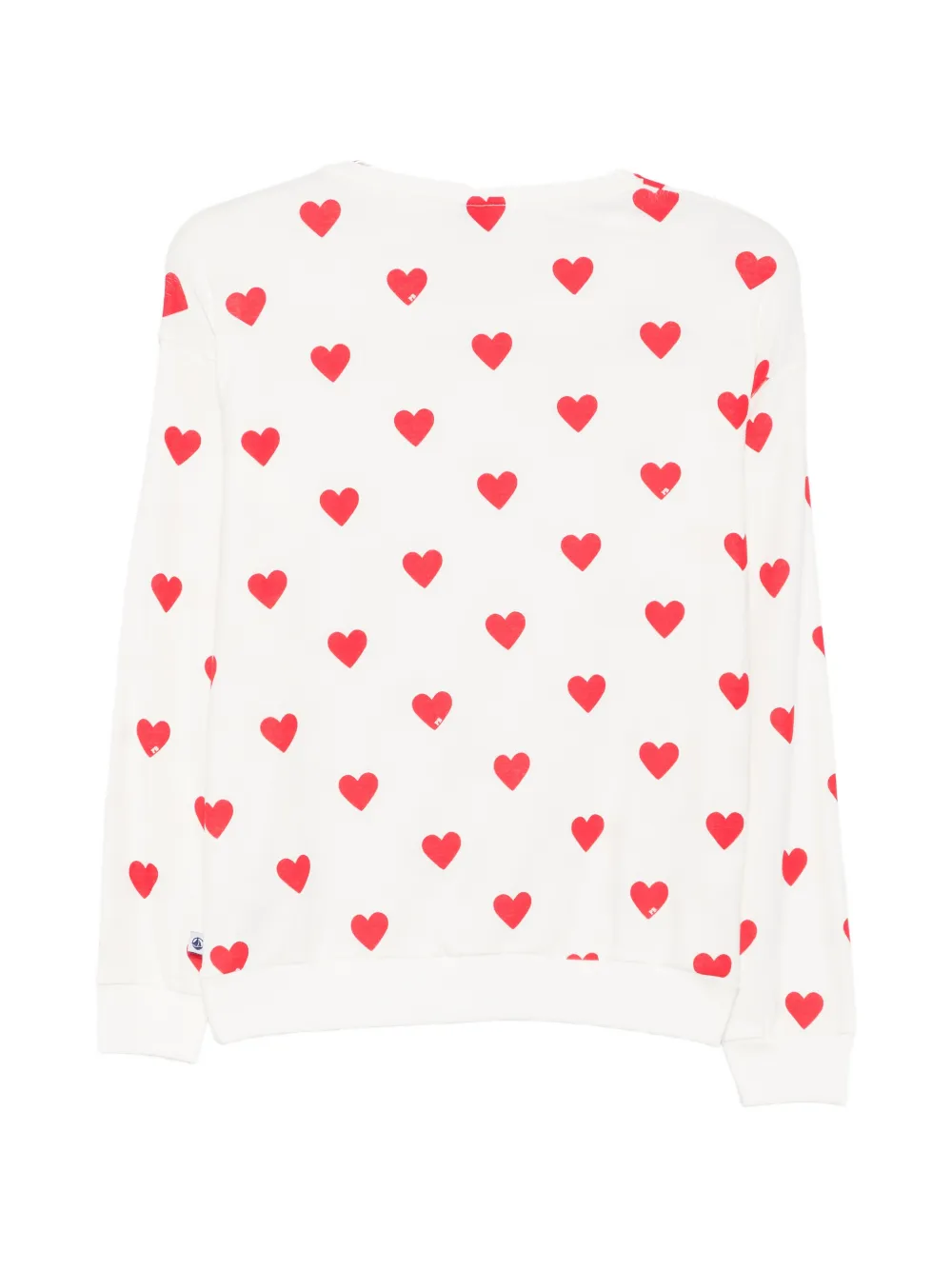 Petit Bateau Pyjama met hartprint Wit