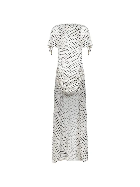 Stella McCartney polka-dot draped dress