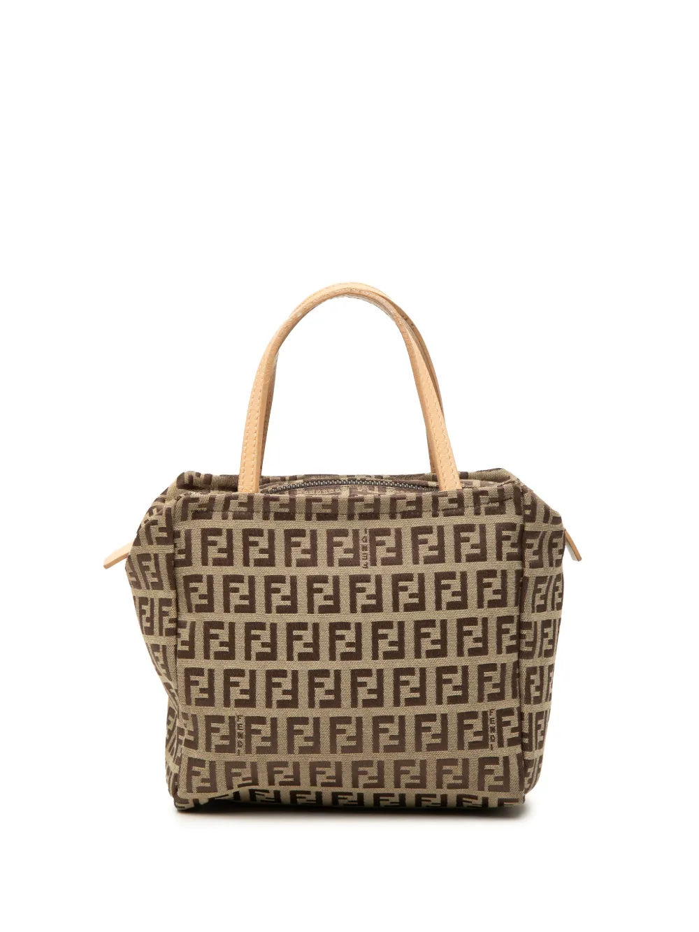Fendi Pre-Owned 2000-2010 Mini Zucchino Canvas handbag - Neutrals