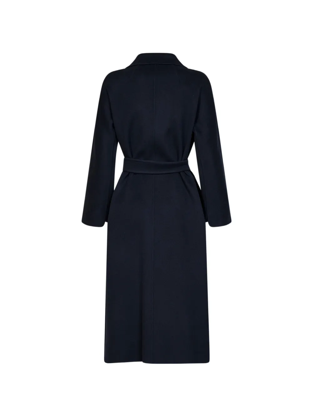 'S Max Mara Wollen jas met ceintuur Blauw