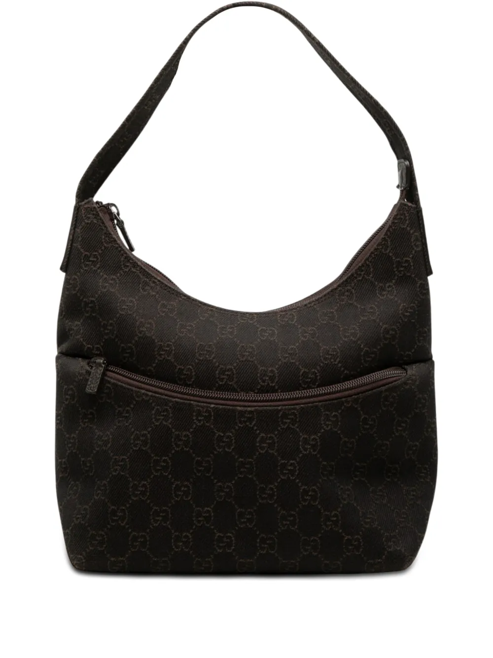 Gucci Pre-Owned 2000-2015 GG Denim shoulder bag - Braun