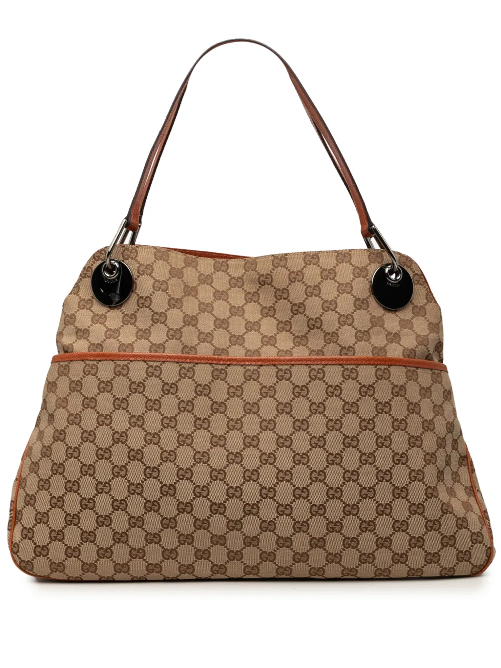 Gucci Pre-Owned 2000-2015 GG Canvas Eclipse shoulder bag - Nude