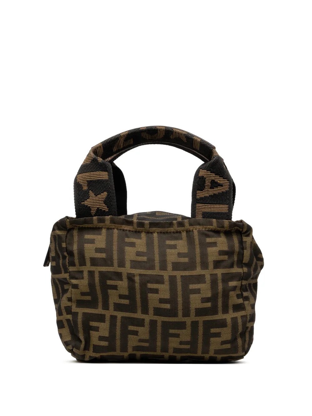 Fendi Pre-Owned 1990-2010 Mini Zucca Canvas handbag - Braun
