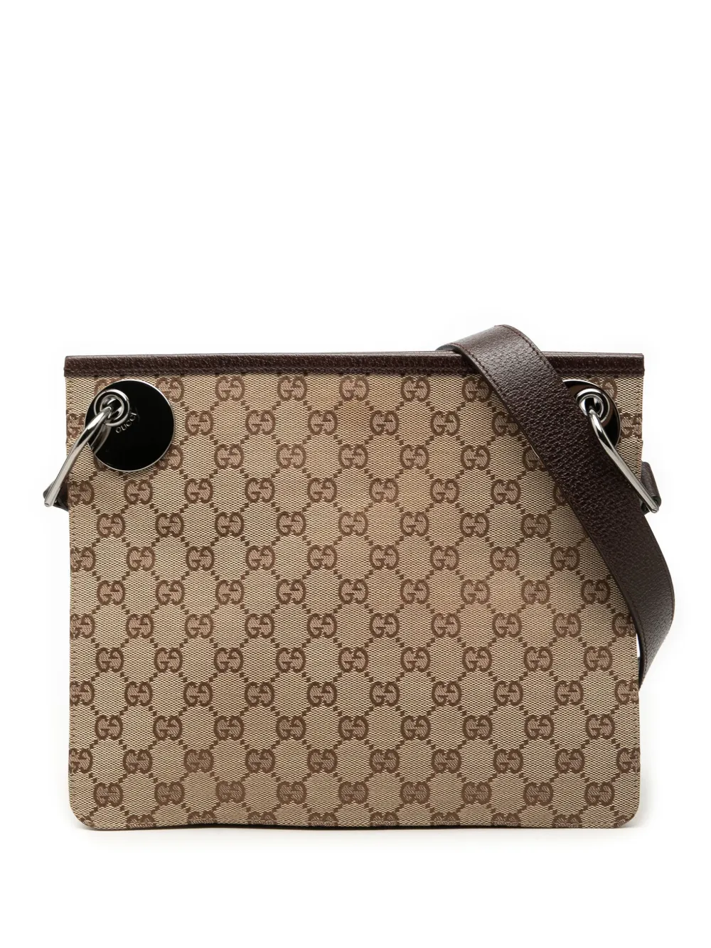 Gucci Pre-Owned 2000-2015 GG Canvas Eclipse crossbody bag - Nude