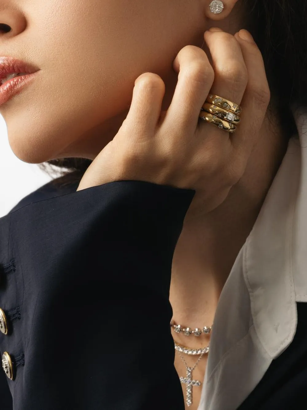 KWIAT Anello a fascia ashoka® con diamanti - Oro