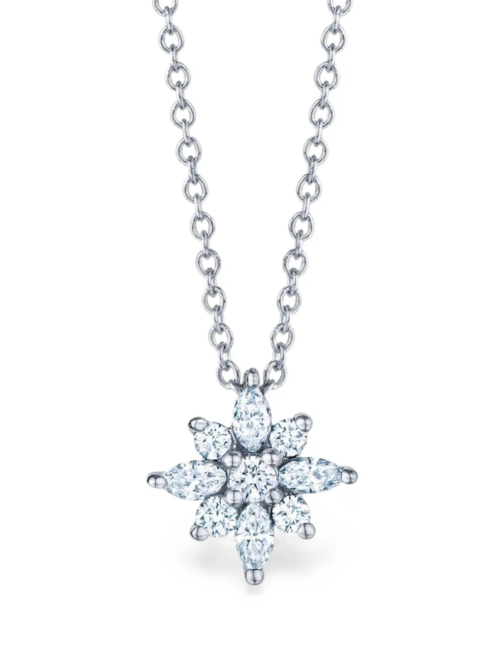 KWIAT embellished star necklace - Silber