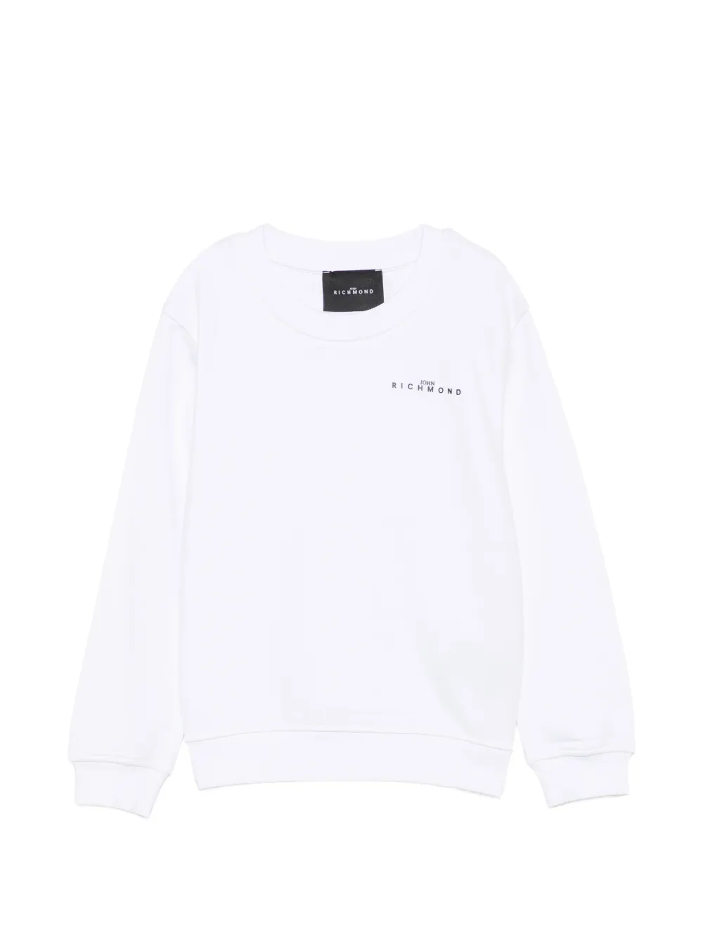 John Richmond Junior logo-print sweatshirt - Bianco
