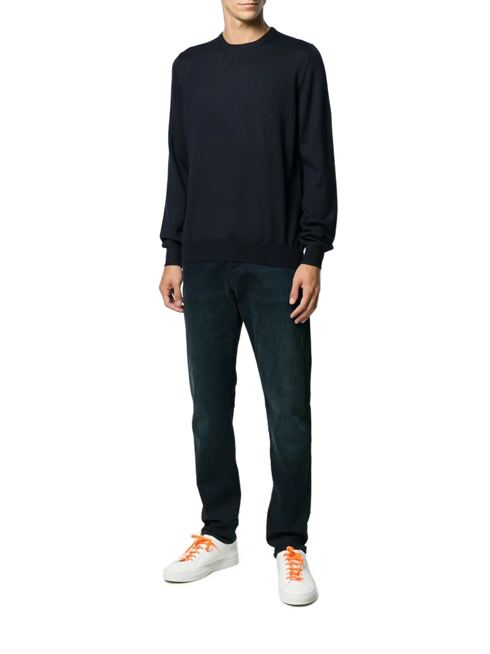 D4.0 crew-neck sweater Blauw