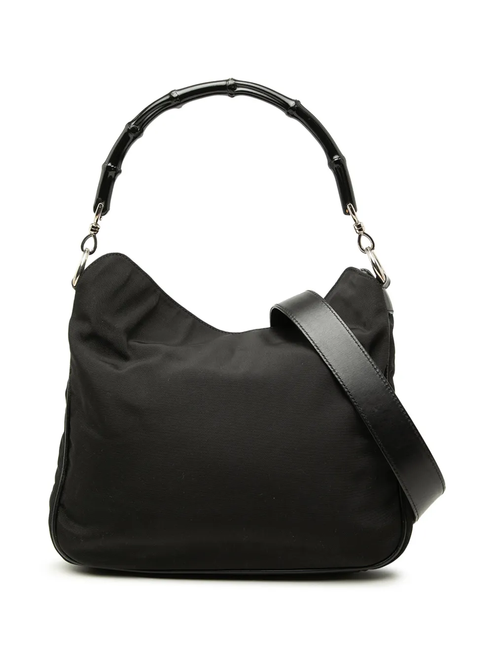 Gucci Pre-Owned Borsa a tracolla con bambù 2000-2015 - Nero
