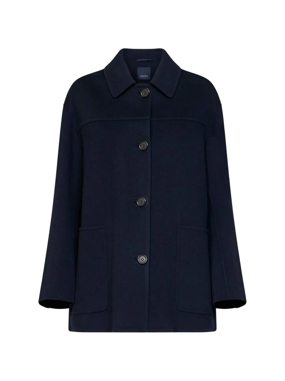 'S Max Mara single-breasted wool coat - Blue
