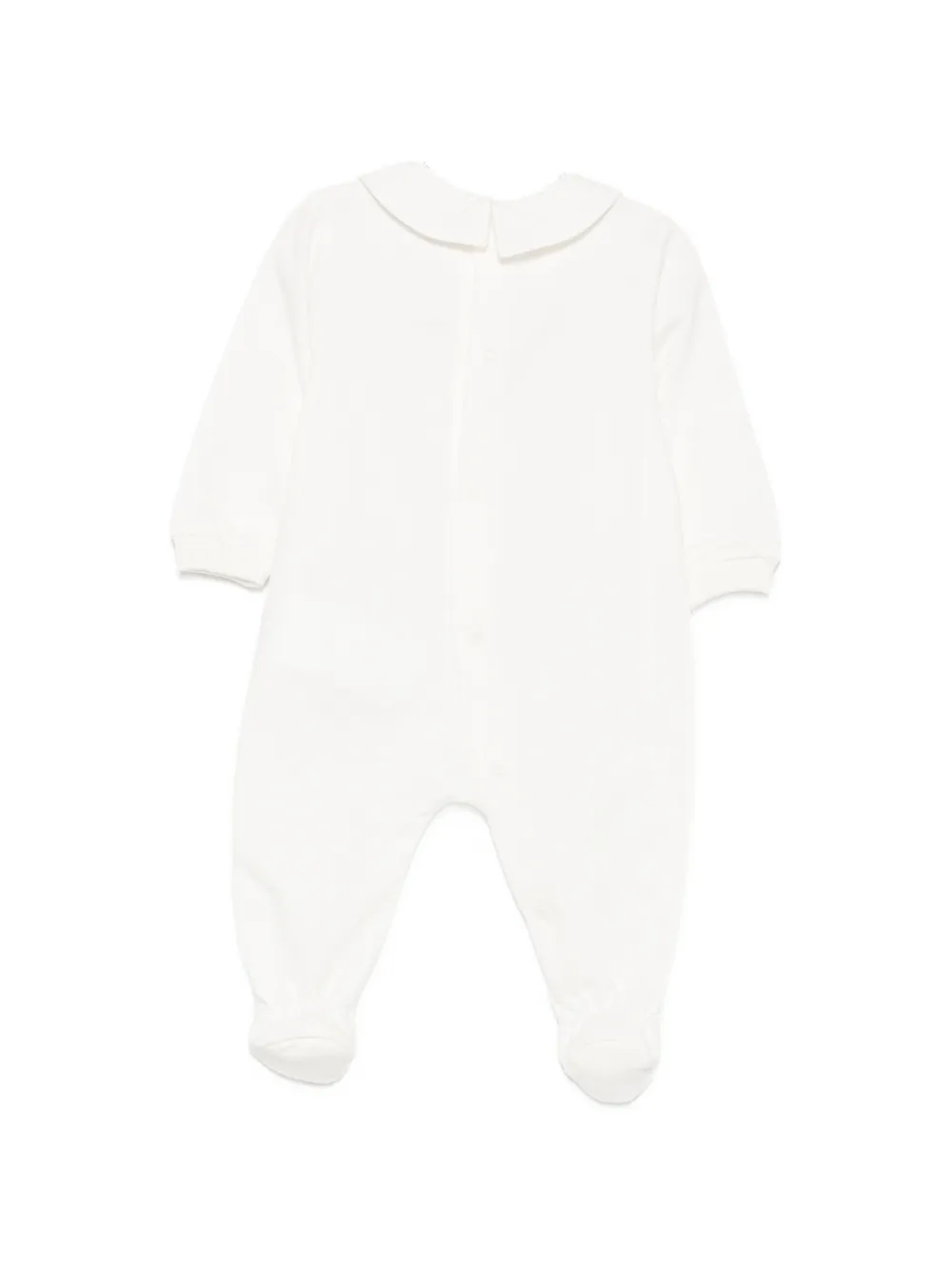 Moschino Kids Romper met teddybeerprint Wit