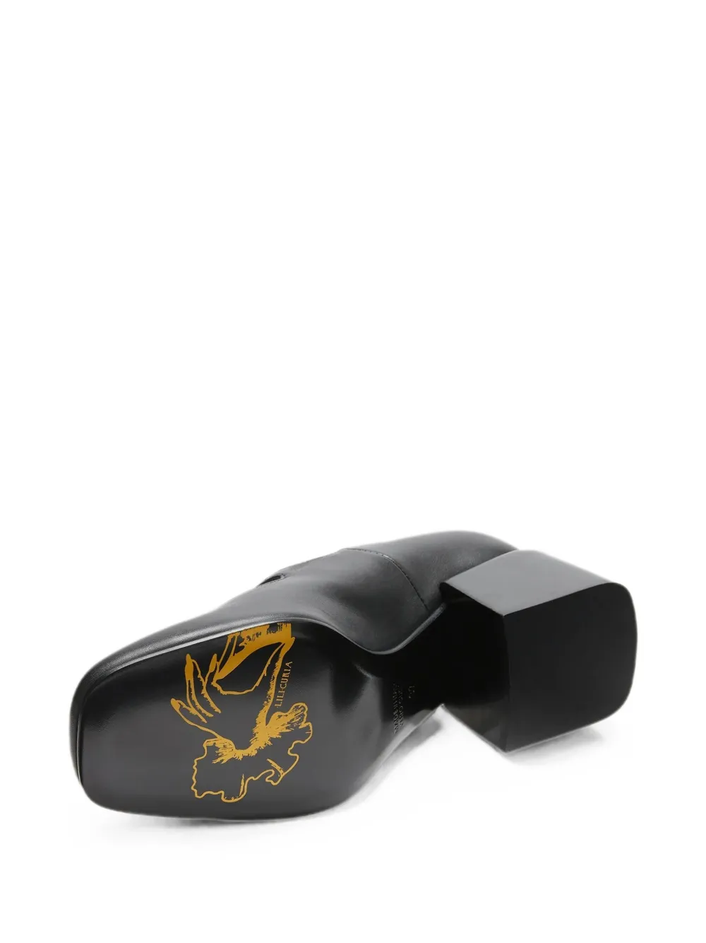 LILI CURIA Ginger buckled pumps Zwart