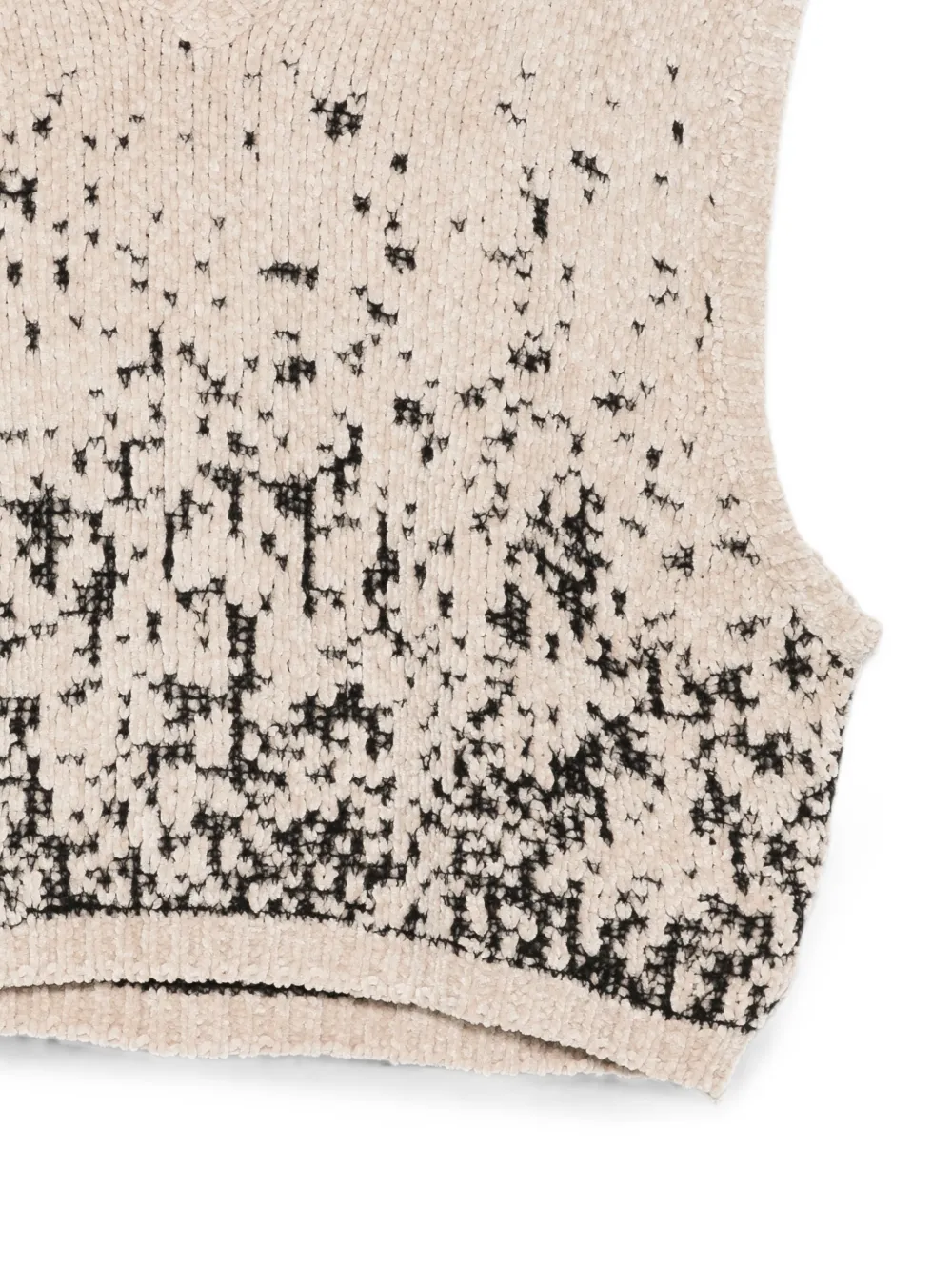 Alysi Intarsia top Beige