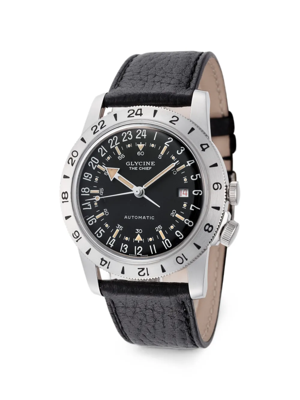 Glycine Airman The Chief Purist Armbanduhr 40mm - Schwarz