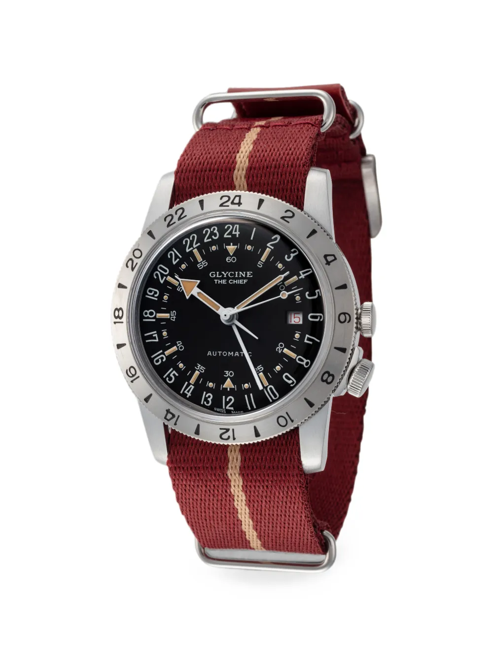 Glycine Airman Vintage The Chief 40mm watch - Nero