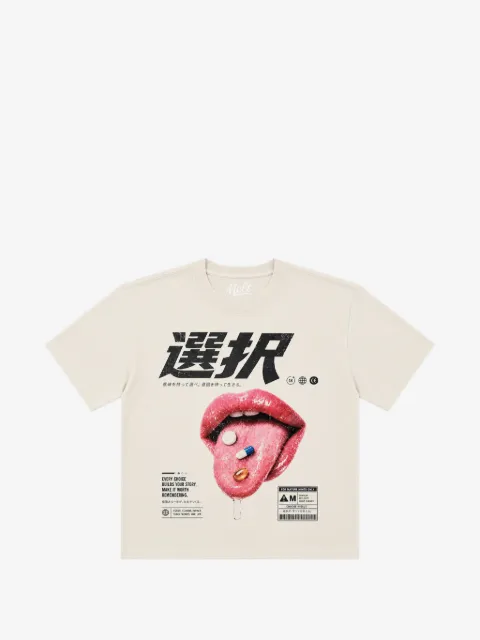 Melt graphic-print T-shirt