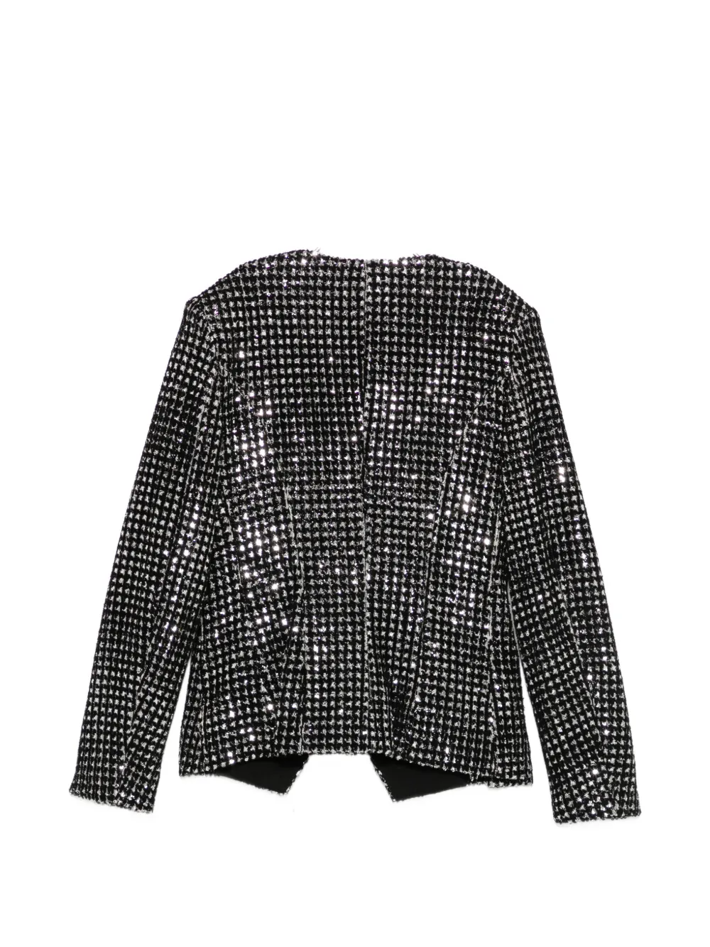 Balmain Kids Jack verfraaid met pailletten en dubbele rij knopen Zwart