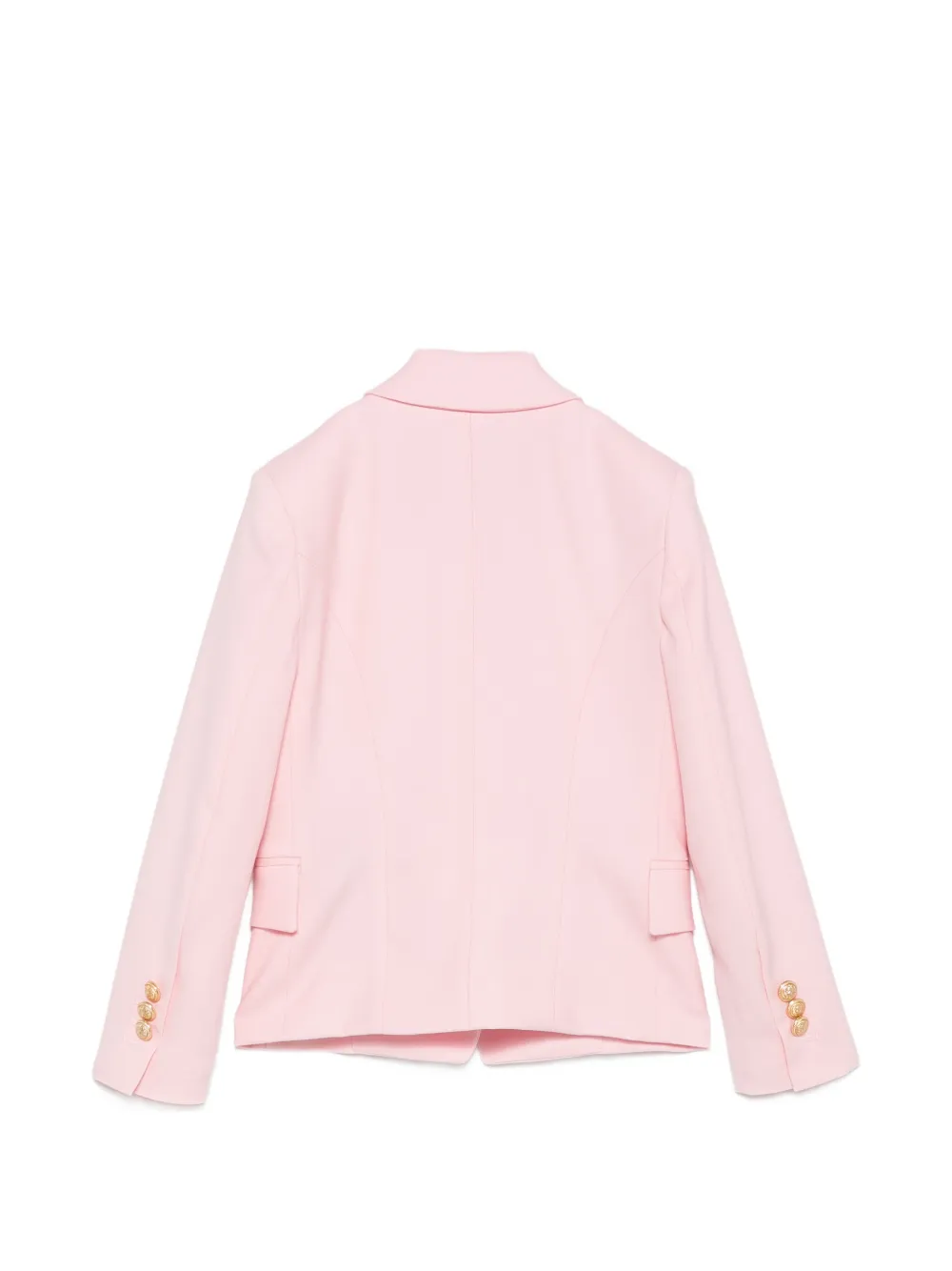 Balmain Kids Blazer met dubbele rij knopen Roze