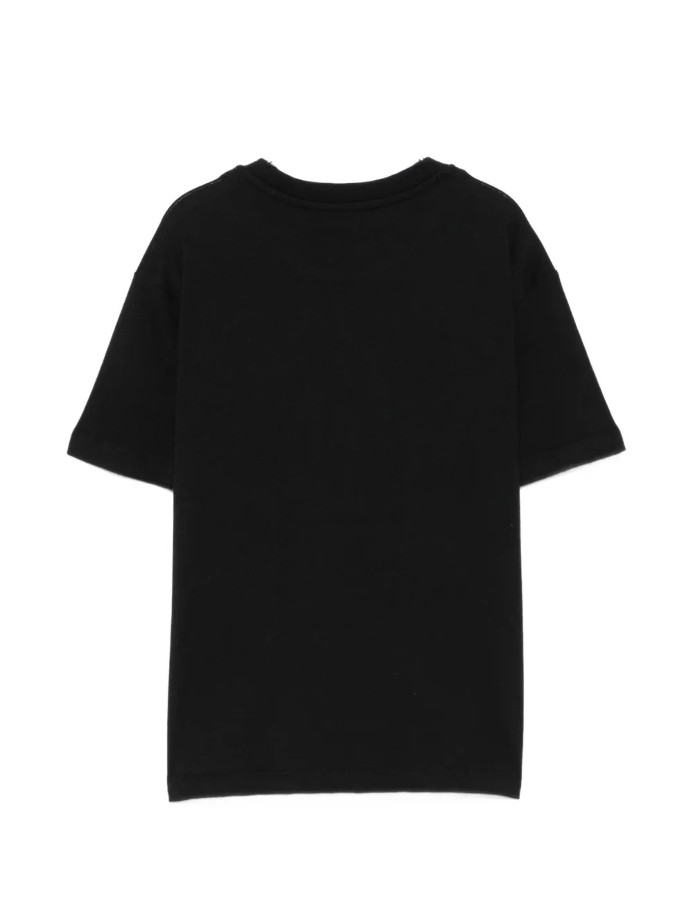 MSGM Kids T-shirt met logoprint Zwart