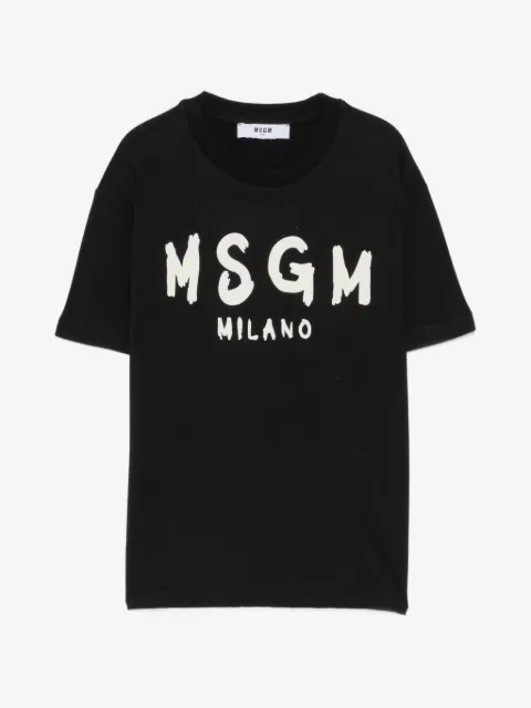 MSGM Kids logo-print T-shirt