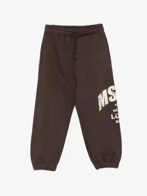 MSGM Kids Jogginghose mit Logo-Print