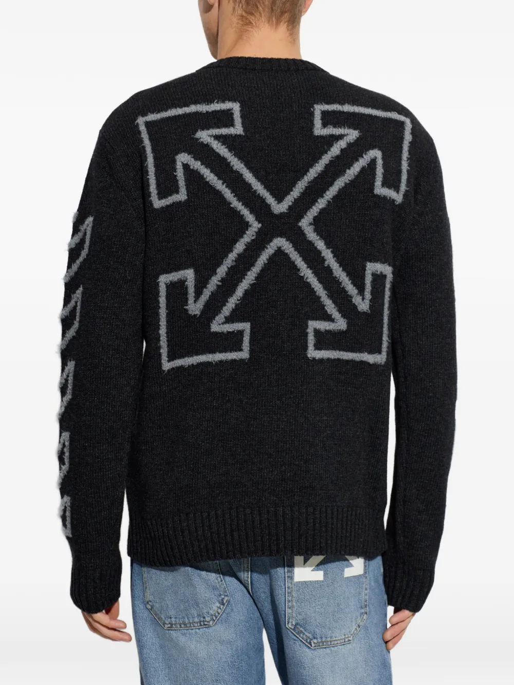 Off-White Trui met lange mouwen Grijs
