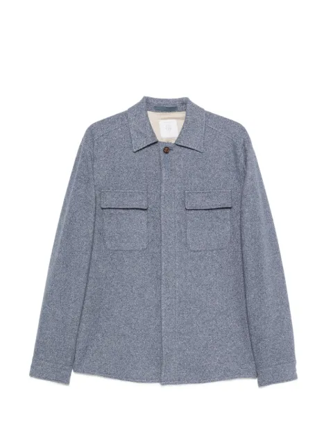 Eleventy button-fastening flap-pocket shirt jacket