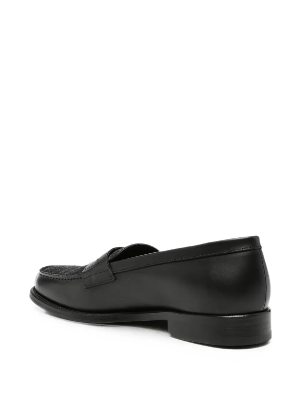 ETRO paisley-print loafers Zwart