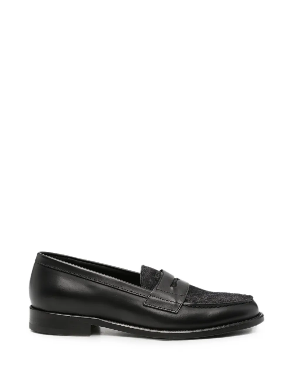 ETRO paisley-print loafers - Nero