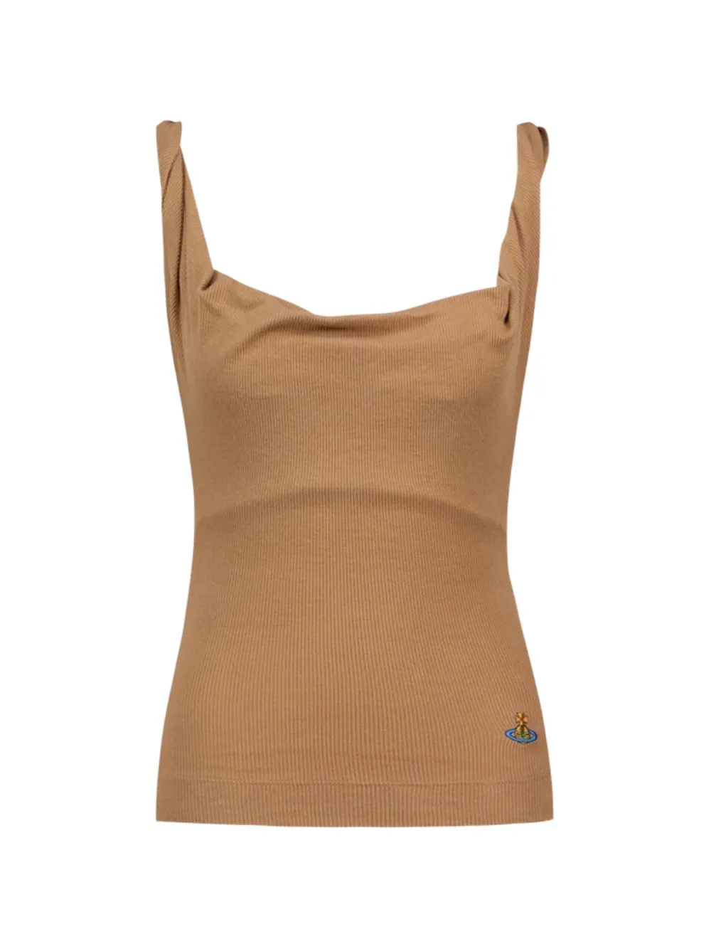 Vivienne Westwood Anna ribbed-knit top - Toni neutri