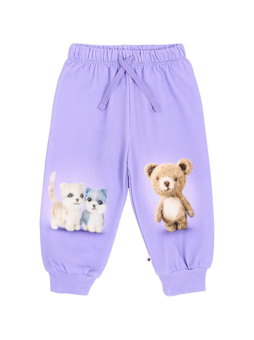Molo Simeon animal-print track pants - Viola