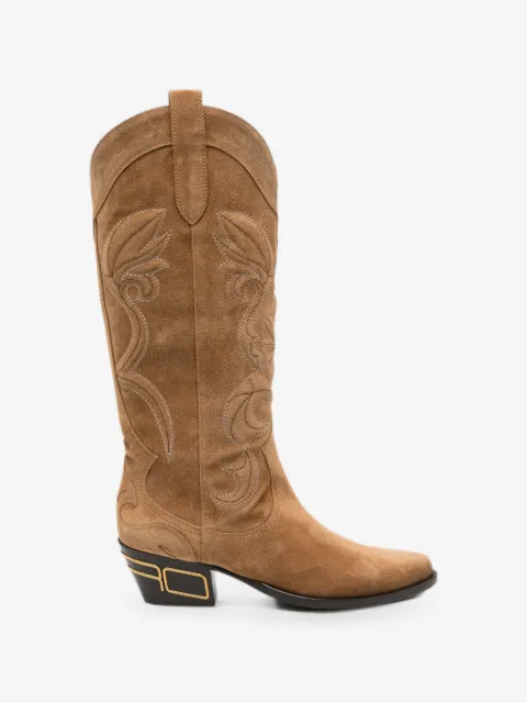 ETRO logo-plaque boots