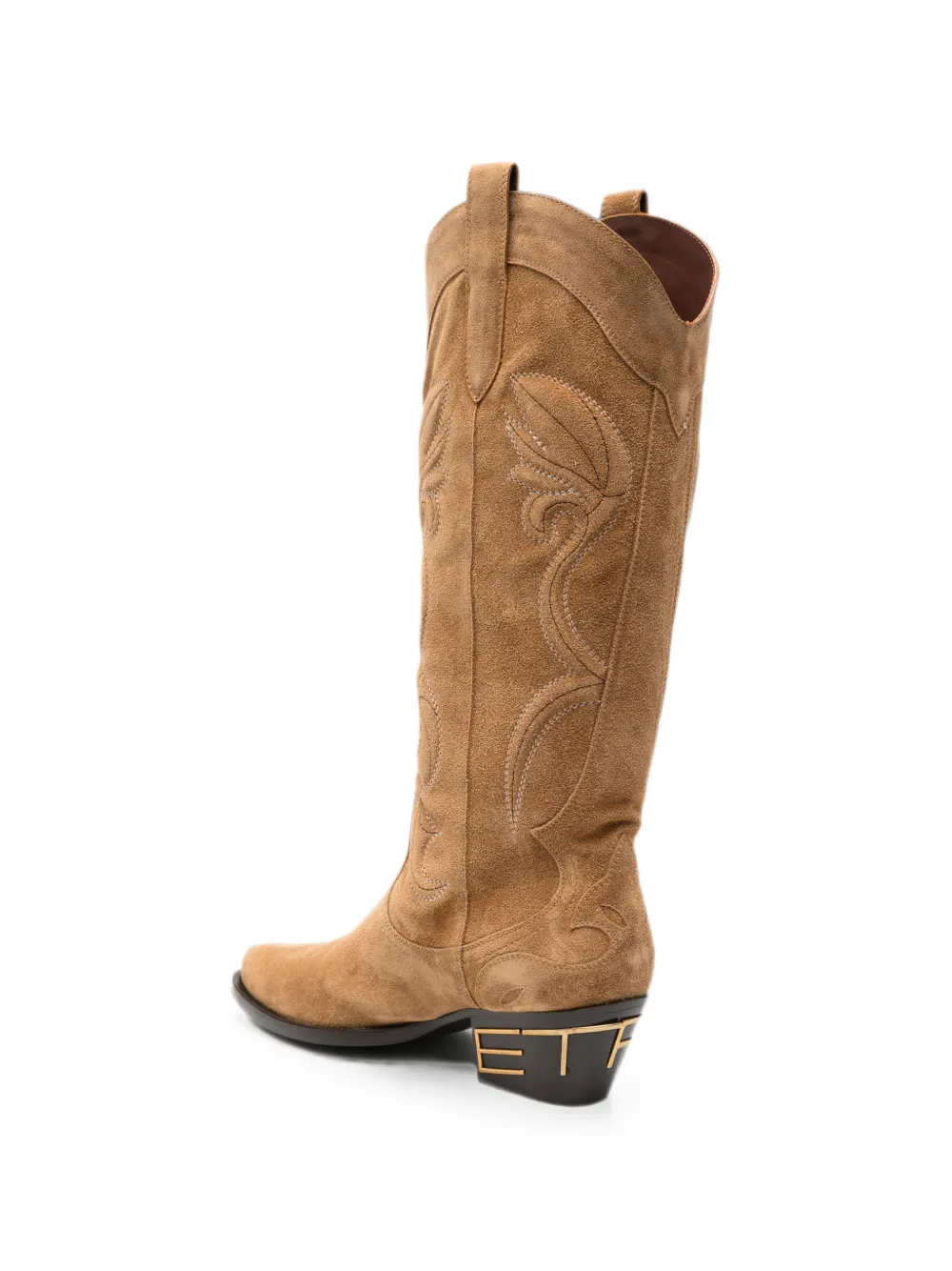 ETRO logo-plaque boots Bruin