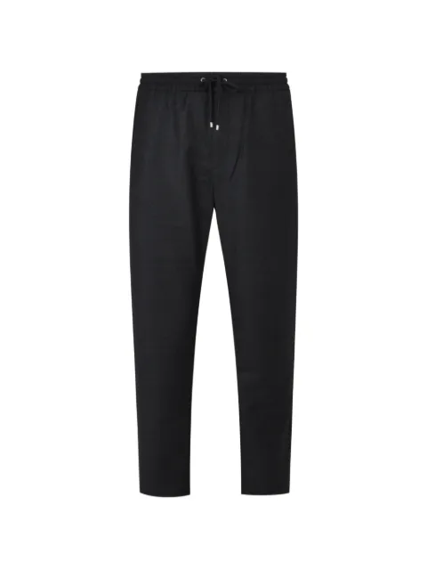 Agnona drawstring-waist flannel trousers