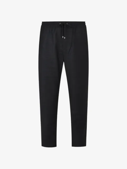 Agnona drawstring-waist flannel trousers