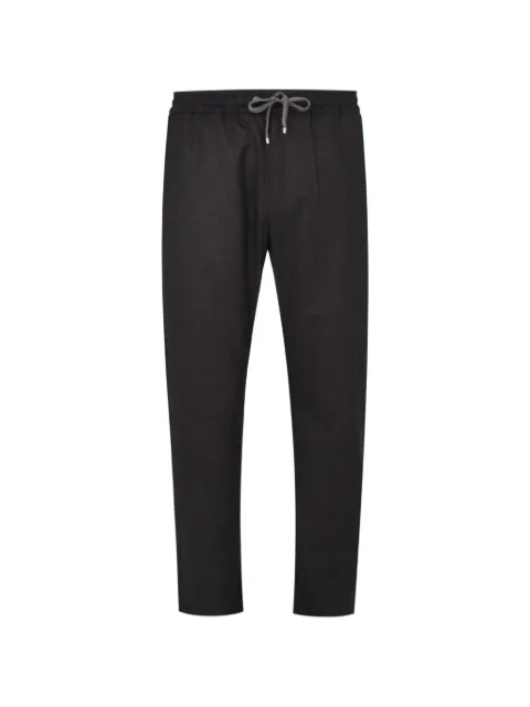 Agnona wool flannel straight trousers