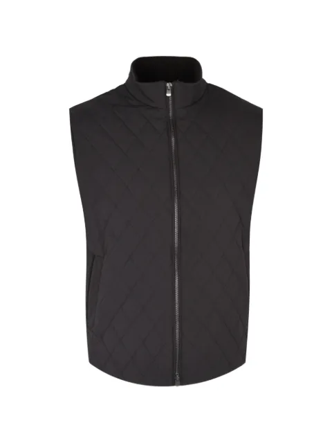 Agnona quilted high-neck gilet
