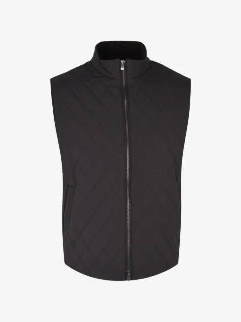 Agnona quilted high-neck gilet