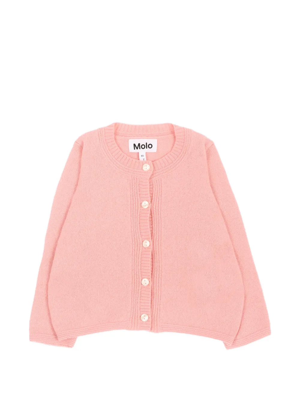 Molo Fein gestrickter Oita Cardigan - Rosa